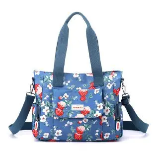 Printed Canvas Crossbody Women's Bag, Large Capacity - 7