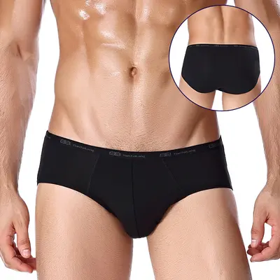 Herren-Slips aus Modal, mittlere Taille, hochelastisch, Plus Size - 7