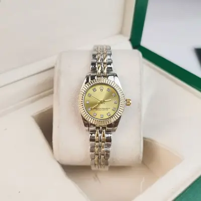 Women's steel band quartz watch, classic daily style