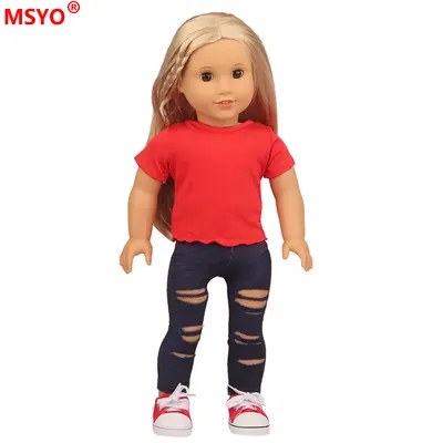 Одежда для куклы American Girl 43 см, наряд для куклы 18 дюймов, набор Xiafu, бестселлер, новинка