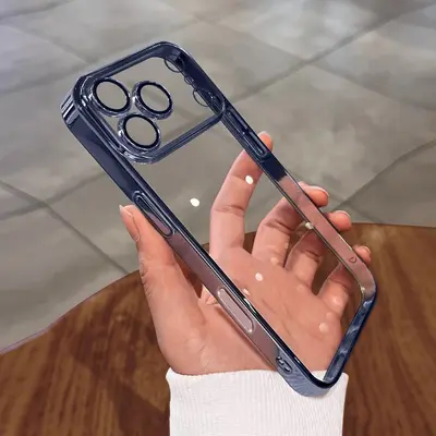 Transparente stoßfeste Hülle aus PC für iPhone 17, mit Kameraschutz - 8