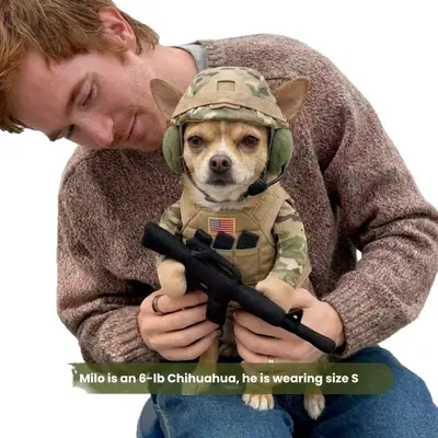 Dog Harness with MOLLE System, 1000D Tactical Vest