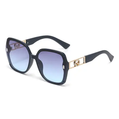 Damen-Retro-Sonnenbrille mit UV-Schutz - 9