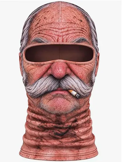 Winter Cycling Balaclava, Breathable 3D Funny Face Mask for Skiing and Motorcycling - 10