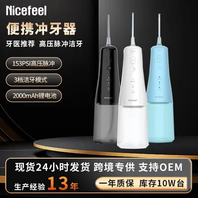 源头工厂定制强力电动便携冲牙器 家用洁牙仪通用便携式洗牙器