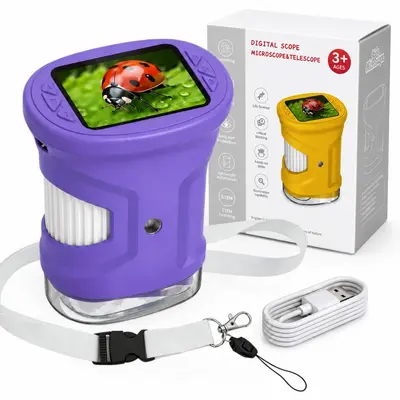 Children's Digital Microscope, 1000X Magnification - 10