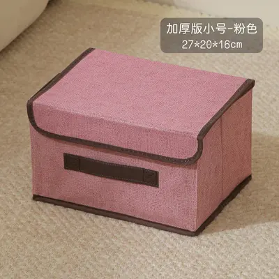 Kleidungsaufbewahrungsbox Heimklappbar staubdichte Aufbewahrungsbox mit Deckel Multifunktionale Stoffbox für Kleidung und Hose - 10
