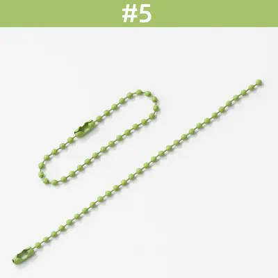 Bunte Perlenkette, Bonbonfarben, 2,4 mm, DIY-Schmuckzubehör - 11
