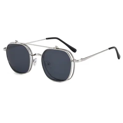 Steampunk-Doppelklappbrille 2026 - 10