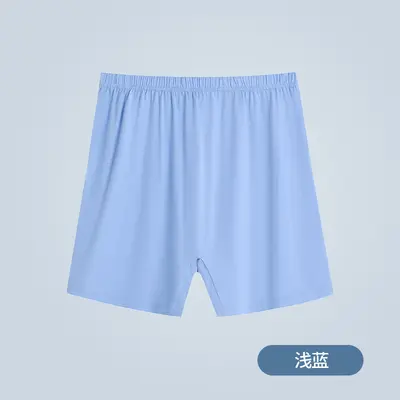 Men's Cotton Boxer Shorts, Plus Size, High Waist, Printed, Middle-Aged - 12