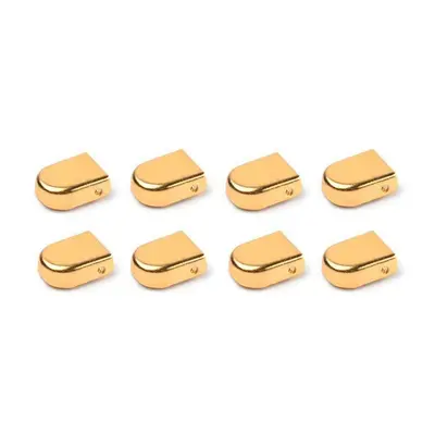 Metal No-Tie Shoe Buckle, Round Capsule Press Clasp, Unisex - 9