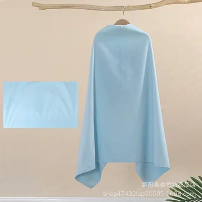 Quick-drying bath towel for men and women, swimming, outdoor sports, fitness, bathing, heat retention, portable, hot spring, snap button, water-absorbent - 9