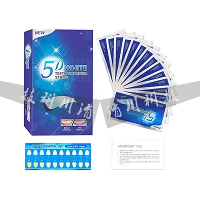 5D White Teeth Whitening Strips, Removes Yellowing and Stains - 3
