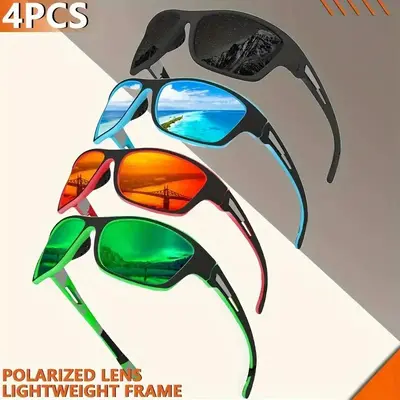 Windproof Polarized Sports Sunglasses, UV Protection, Model 336 - 1