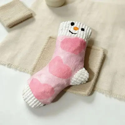 Sesli peluş çorap köpek oyuncağı, küçük ve orta ırk için, yavaş mama - 10