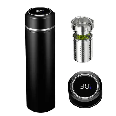 Intelligenter Thermobecher mit Temperaturanzeige, Edelstahl 316, Business-Herrenmodell - 6