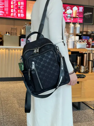 Women's Solid Colour Backpack, Lightweight, Winter 2025 - 3
