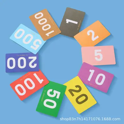 Thick Frosted PVC Poker Chips, Wear-Resistant, for Card Rooms and Game Clubs