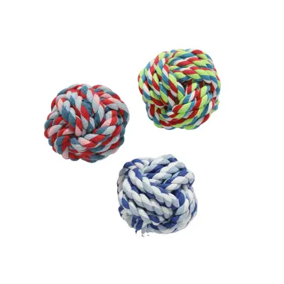 Durable Cotton Rope Dog Toy with Teeth-Cleaning Chew and Tug - 11