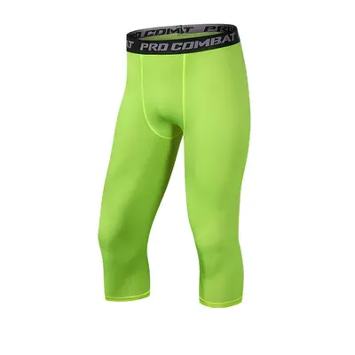 Men's Basketball Compression Tights, 7/8 Length, Breathable, Quick-Dry - 11