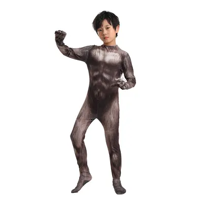 Men's Fur Suit 3D Mask Stage Performance Costume Animal Cosplay Costume Halloween Costume Men's Stage Performance