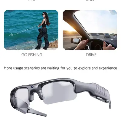 Smart Bluetooth glasses with camera and video recording - 4