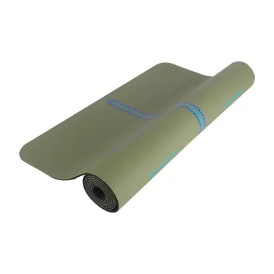 Natural PU Rubber Yoga Mat with Alignment Lines, Double-Sided Non-Slip, Thick and Wide - 6