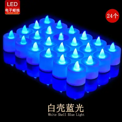 Elektronik Mum Işığı LED Mum Yaratıcı Düğün Doğum Günü Düğün Sahne Dekorasyonu Dumansız Kalıcı Işık Küçük Mum - 12