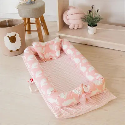 Portable Newborn Baby Bed with Removable Washable Mattress - 10