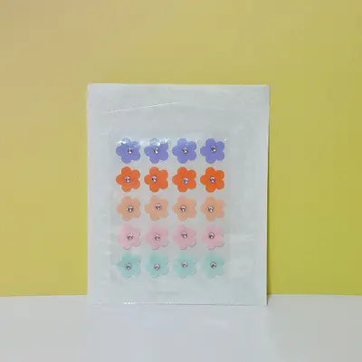 3-Color Star Pattern Hydrocolloid Acne Patch, Concealing and Repairing - 12