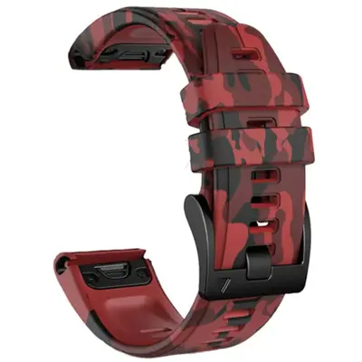 Quick-Release Silicone Band for Garmin Fenix 8 7X/6X, 22/26 mm - 7