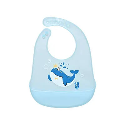 Wasserdichte Silikon-Babylätzchen mit Auffangschale, weiches Fütterungstuch für Kinder, Lebensmittelergänzung, Baby-Antisemmel-Fütterungslatz, Speicheltuch