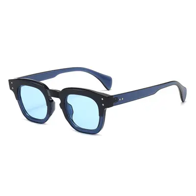 Retro Studded Women's Sunglasses with UV Protection - 12