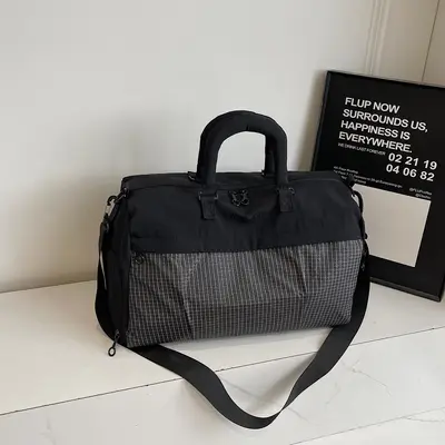 Kurztrippen-Reisetasche für Damen, leicht, multifunktional, Umhängesporttasche, Fitnesstasche, Handtasche, Geschäftsreisetasche mit großem Fassungsvermögen, Aufbewahrungstasche, Gepäcktasche - 8