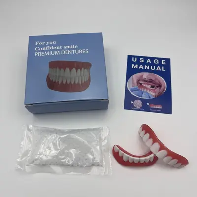 Dental Beauty Prosthetic Modification Set with Upper and Lower Artificial Prostheses, 10g - 9