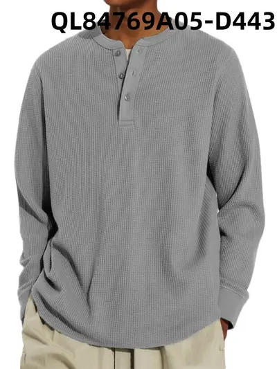 Plus Size Men's Printed Loose Short-Sleeve Shirt - 12