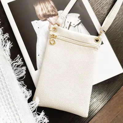 Sınır ötesi sıcak satış 2024 sonbahar ve kış yeni hakiki deri kadın çantası mini crossbody çanta basit küçük kare çanta yumuşak inek derisi cep telefonu çantası - 7