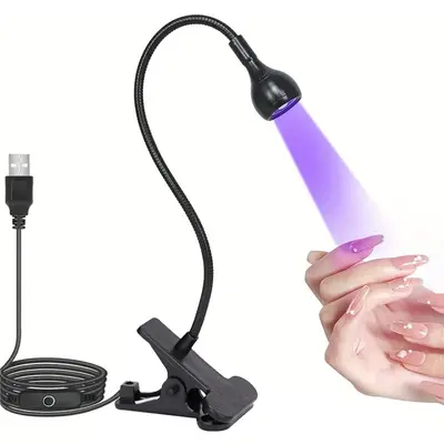Gooseneck UV Nail Lamp Purple Light Phototherapy Nail Lamp Quick Drying Non-Yellowing LED Nail Curing Lamp - 11