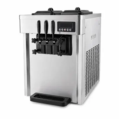 Commercial Three-Color Countertop Soft Serve Ice Cream Machine - 9