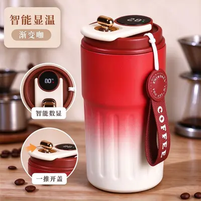 316 Edelstahl Kaffee-Thermobecher, Taschenformat, tragbar - 10