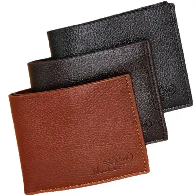 Herren-Kurzbrieftasche mit Kartenfach