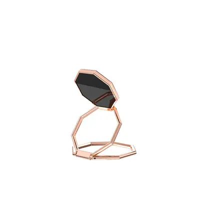 Foldable Multi-Angle Metal Ring Phone Stand with Magnetic Car Mount - 6