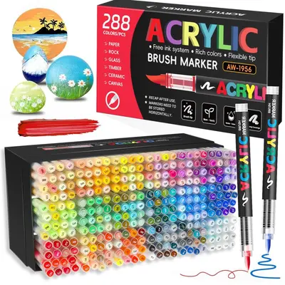 418 Farben Acrylstifte Kunstmalerei Set für Kinder
