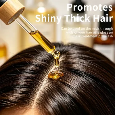 Rosemary hair growth oil with castor oil