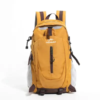 Rückengerechter atmungsaktiver großvolumiger Rucksack für Herren in Uni-Farben, minimalistisch, für Outdoor, Reisen und Bergsteigen, multifunktionaler Leichtrucksack - 12