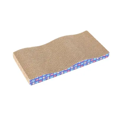 Corrugated Cat Scratching Board, Thick and Wear-Resistant