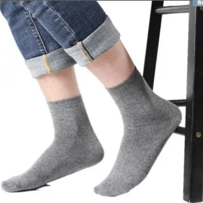 Men's Summer Ankle Socks, Thin Breathable Mesh, Black White Grey - 12