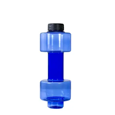 Summer outdoor small 550ML dumbbell water bottle fitness sports water bottle plastic cup student personalized water bottle customization