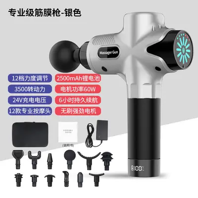 Mini Fascia Gun 24V Brushless 6 Massage Heads - 12