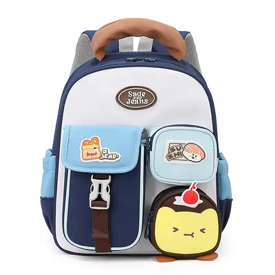 Cartoon Anime Kids Backpack, Korean Style Kindergarten Shoulder Bag - 10